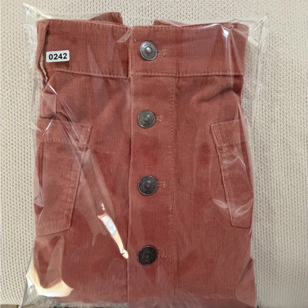 AERIE Women’s Corduroy Mini Button Skirt size L. - Picture 9 of 9